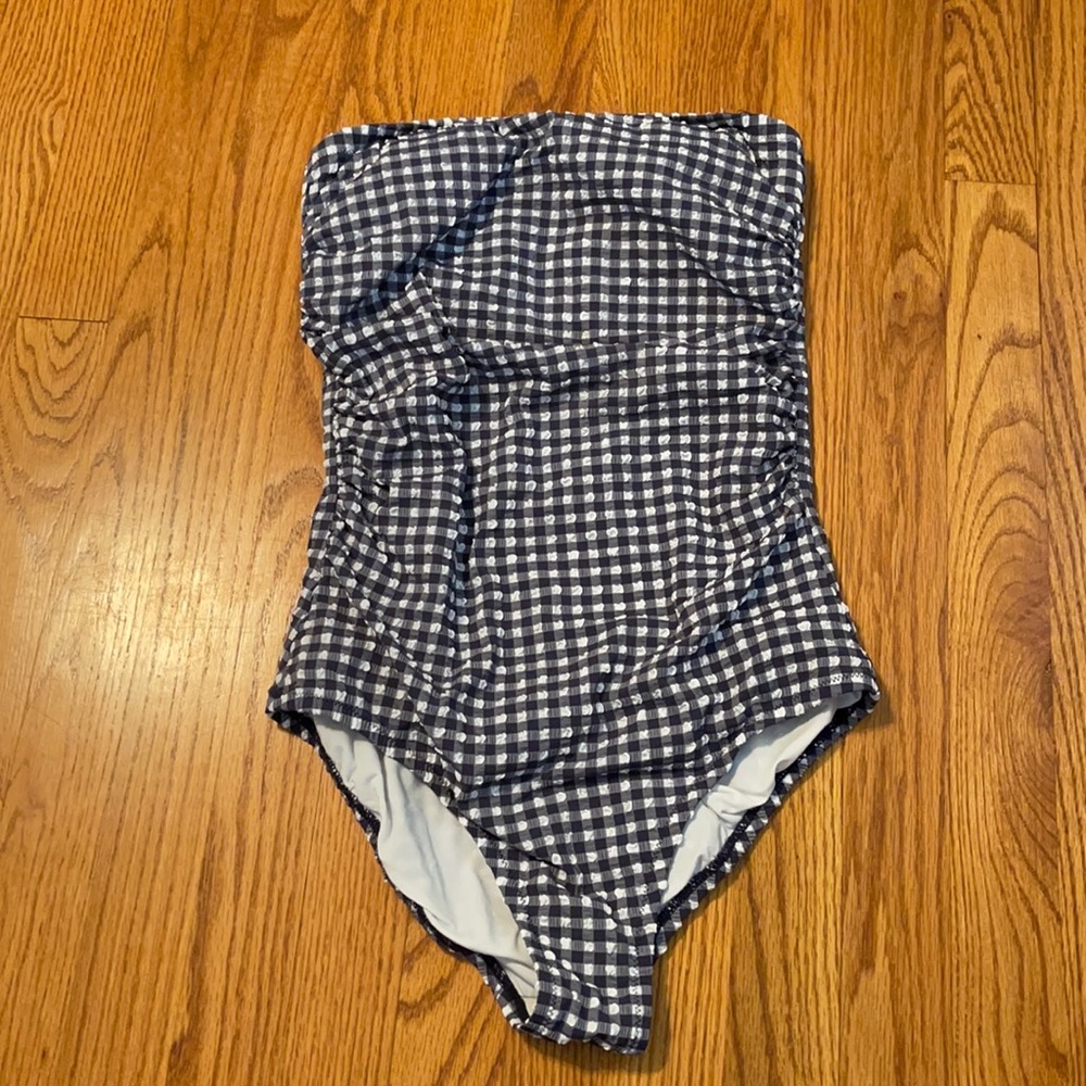 Strapless J. Crew one piece